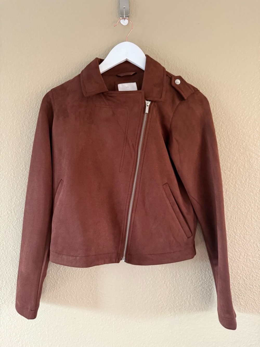 Lauren Conrad Brown Suede Moto Jacket - XS - Picture 4 of 12